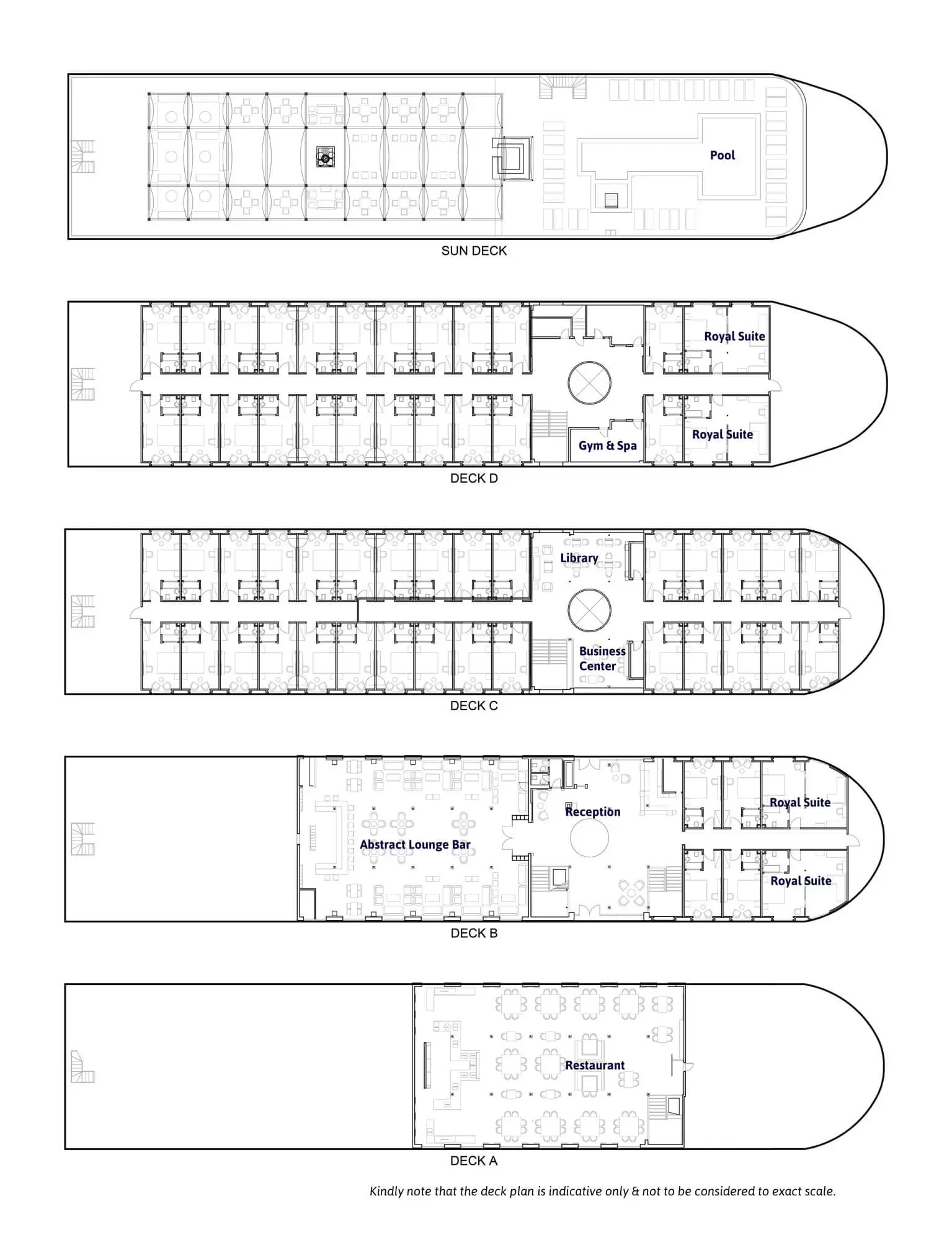 M/S Royal Lily Deck Plan