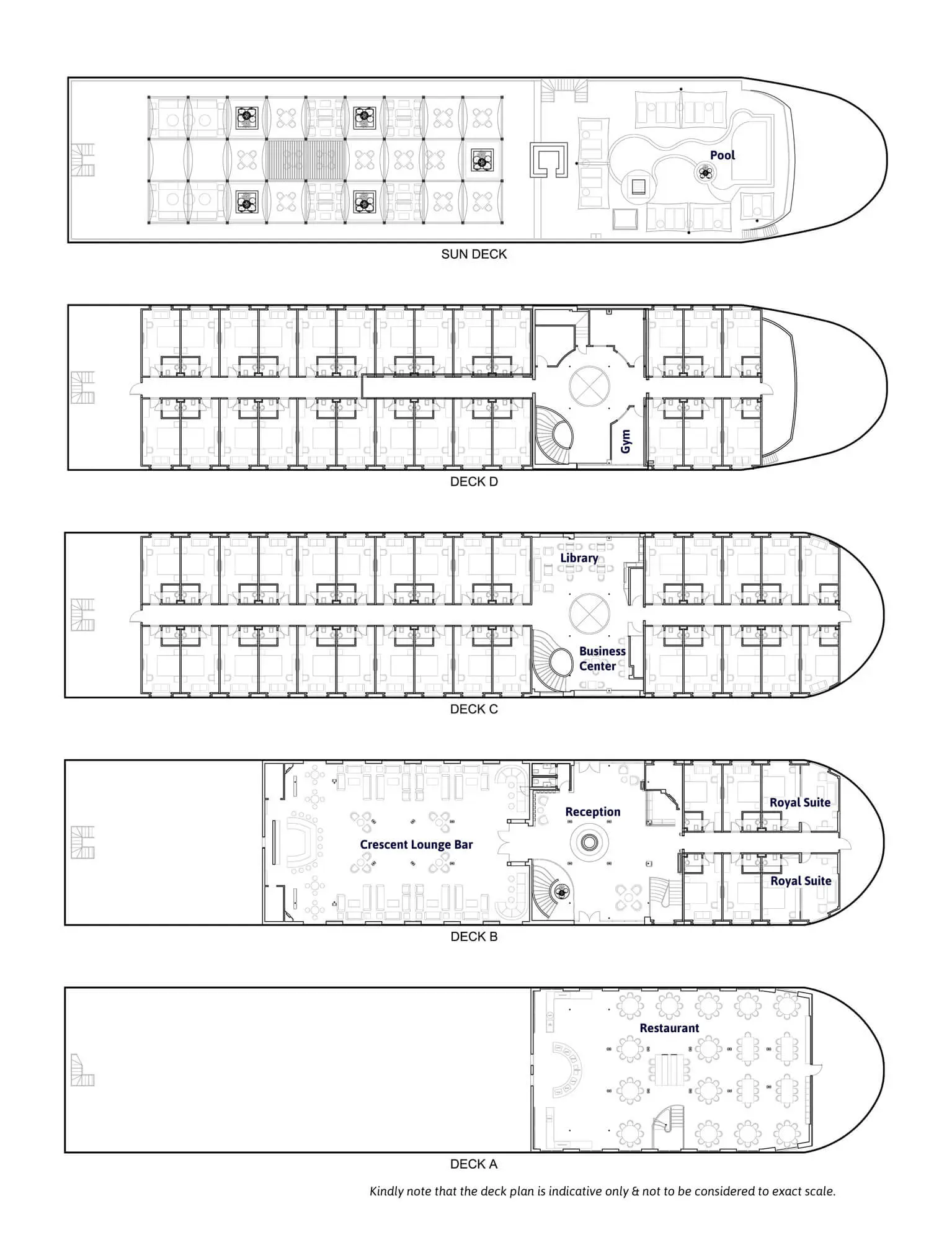 M/S Royal Lotus Deck Plan